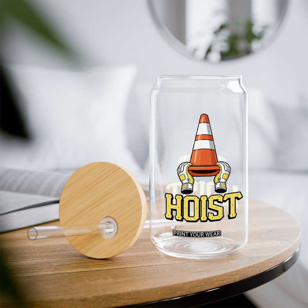 Funny Hoist The Cone Trophy Glass Can IYKYK Meme Sports Fan Victory Celebration TS02 Print Your Wear