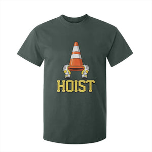 Funny Hoist The Cone Trophy T Shirt For Kid IYKYK Meme Sports Fan Victory Celebration TS02 Dark Forest Green Print Your Wear