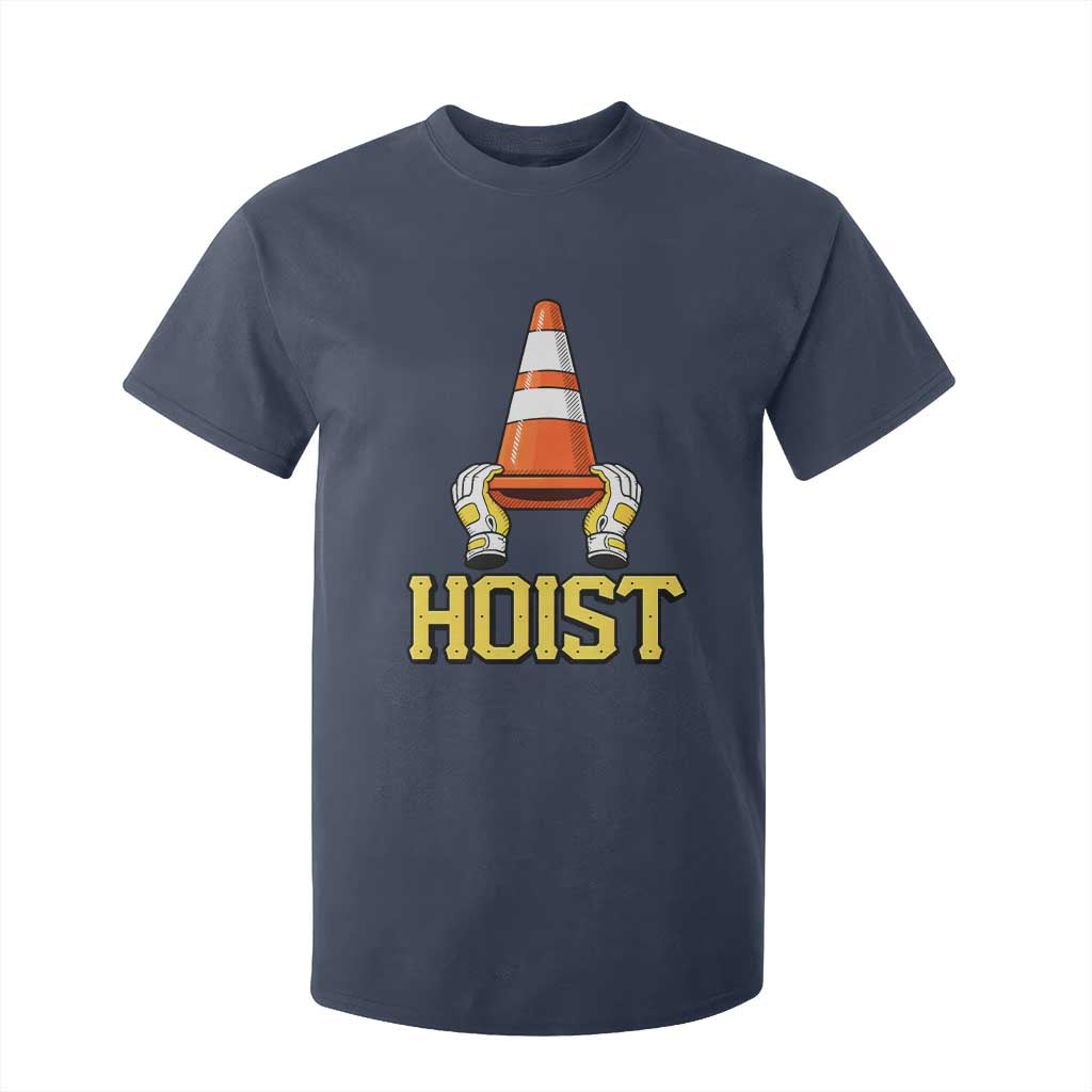 Funny Hoist The Cone Trophy T Shirt For Kid IYKYK Meme Sports Fan Victory Celebration TS02 Navy Print Your Wear
