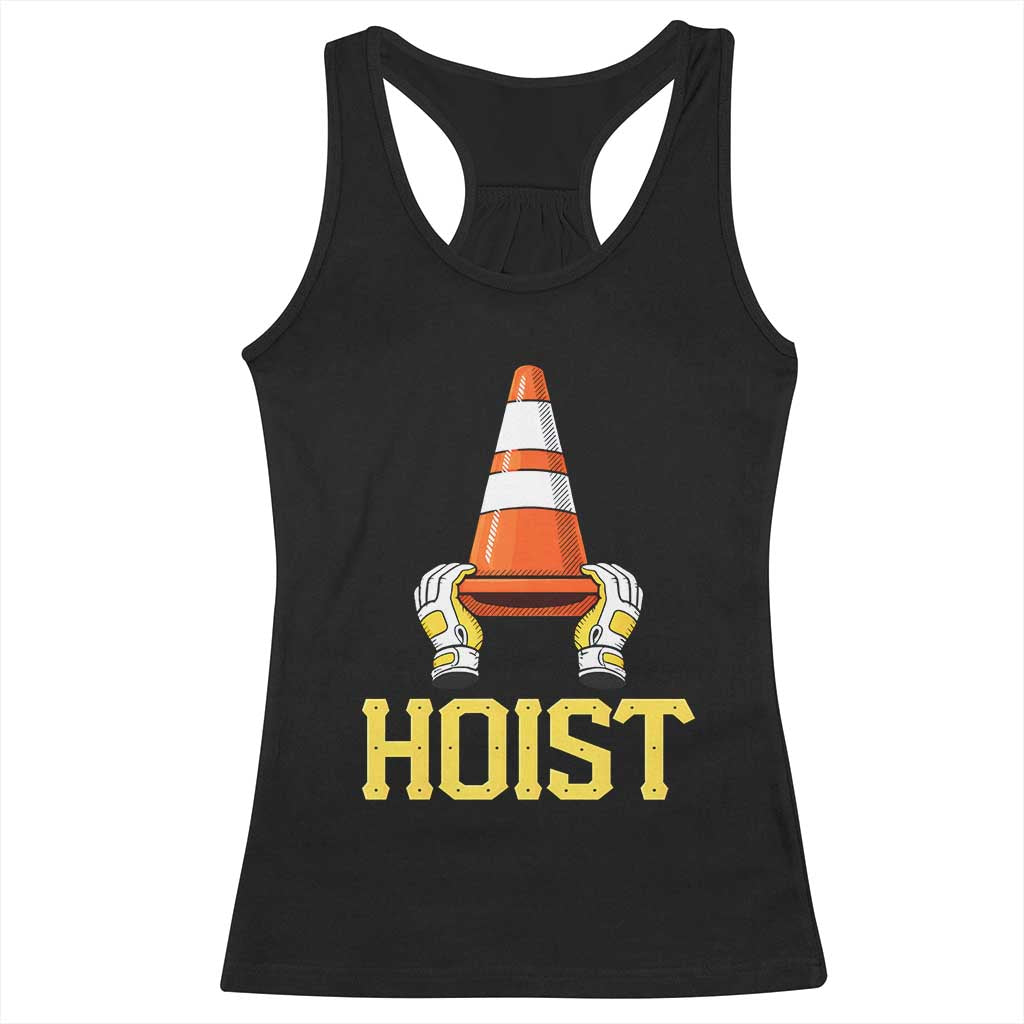 Funny Hoist The Cone Trophy Racerback Tank Top IYKYK Meme Sports Fan Victory Celebration TS02 Black Print Your Wear