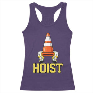 Funny Hoist The Cone Trophy Racerback Tank Top IYKYK Meme Sports Fan Victory Celebration TS02 Purple Print Your Wear