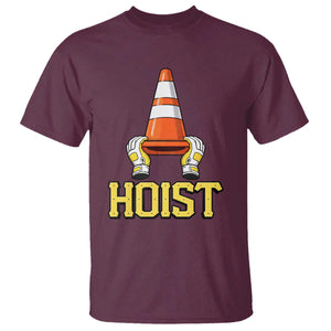 Funny Hoist The Cone Trophy T Shirt IYKYK Meme Sports Fan Victory Celebration TS02 Maroon Print Your Wear