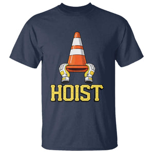 Funny Hoist The Cone Trophy T Shirt IYKYK Meme Sports Fan Victory Celebration TS02 Navy Print Your Wear