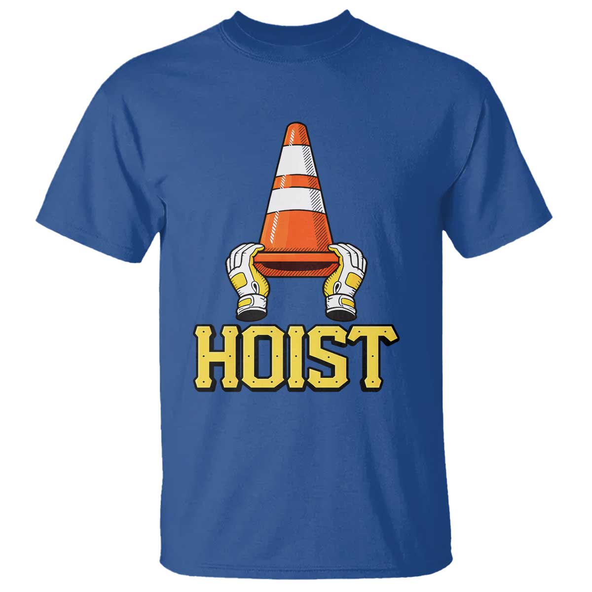 Funny Hoist The Cone Trophy T Shirt IYKYK Meme Sports Fan Victory Celebration TS02 Royal Blue Print Your Wear