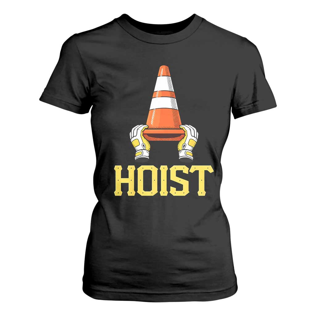 Funny Hoist The Cone Trophy T Shirt For Women IYKYK Meme Sports Fan Victory Celebration TS02 Black Print Your Wear