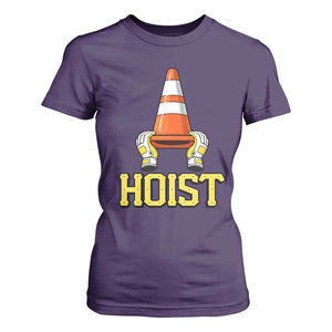 Funny Hoist The Cone Trophy T Shirt For Women IYKYK Meme Sports Fan Victory Celebration TS02 Purple Print Your Wear