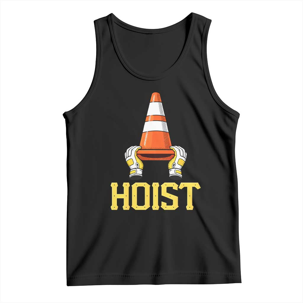 Funny Hoist The Cone Trophy Tank Top IYKYK Meme Sports Fan Victory Celebration TS02 Black Print Your Wear