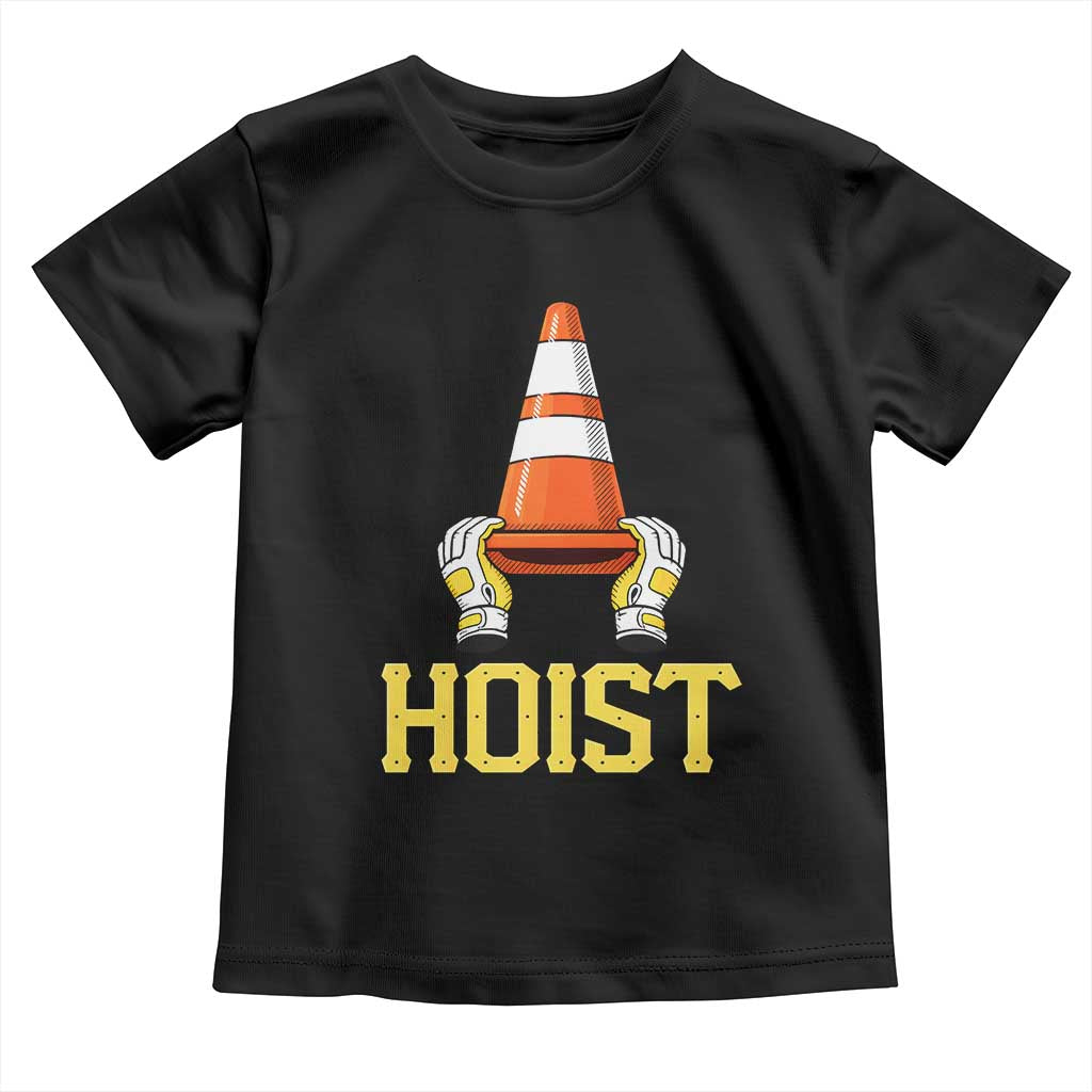 Funny Hoist The Cone Trophy Toddler T Shirt IYKYK Meme Sports Fan Victory Celebration TS02 Black Print Your Wear