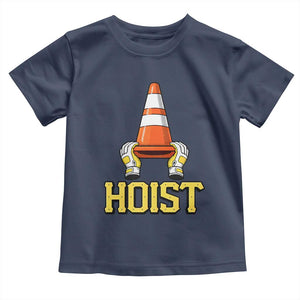 Funny Hoist The Cone Trophy Toddler T Shirt IYKYK Meme Sports Fan Victory Celebration TS02 Navy Print Your Wear