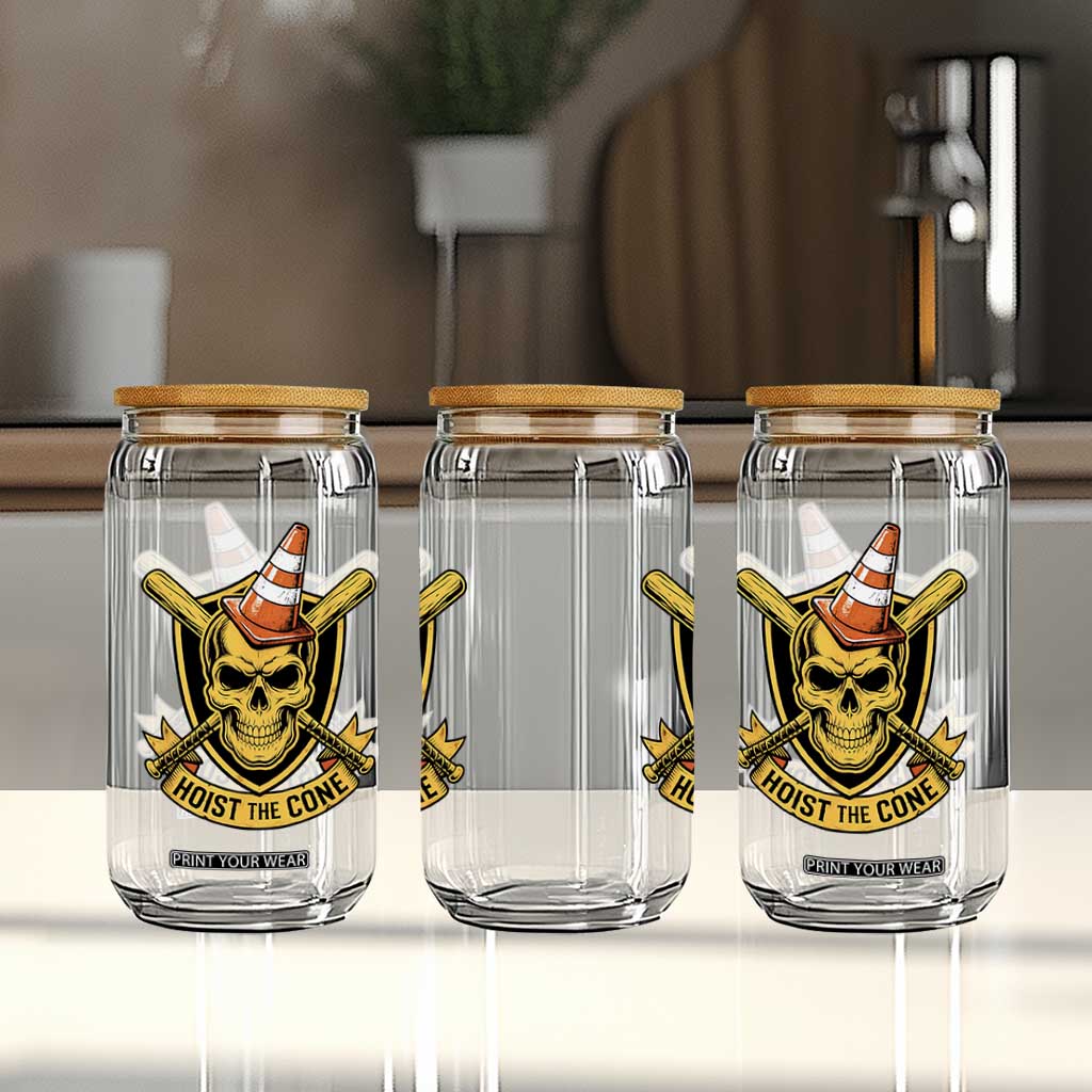 Funny Hoist The Cone Skull Glass Can IYKYK Meme Gritty Victory Celebration Sports Fan TS02 Print Your Wear
