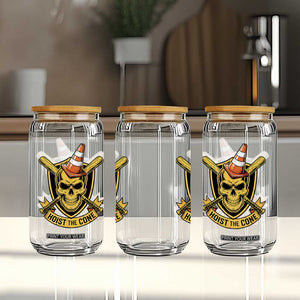 Funny Hoist The Cone Skull Glass Can IYKYK Meme Gritty Victory Celebration Sports Fan TS02 Print Your Wear