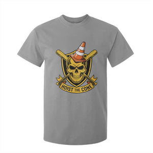 Funny Hoist The Cone Skull T Shirt For Kid IYKYK Meme Gritty Victory Celebration Sports Fan TS02 Sport Gray Print Your Wear