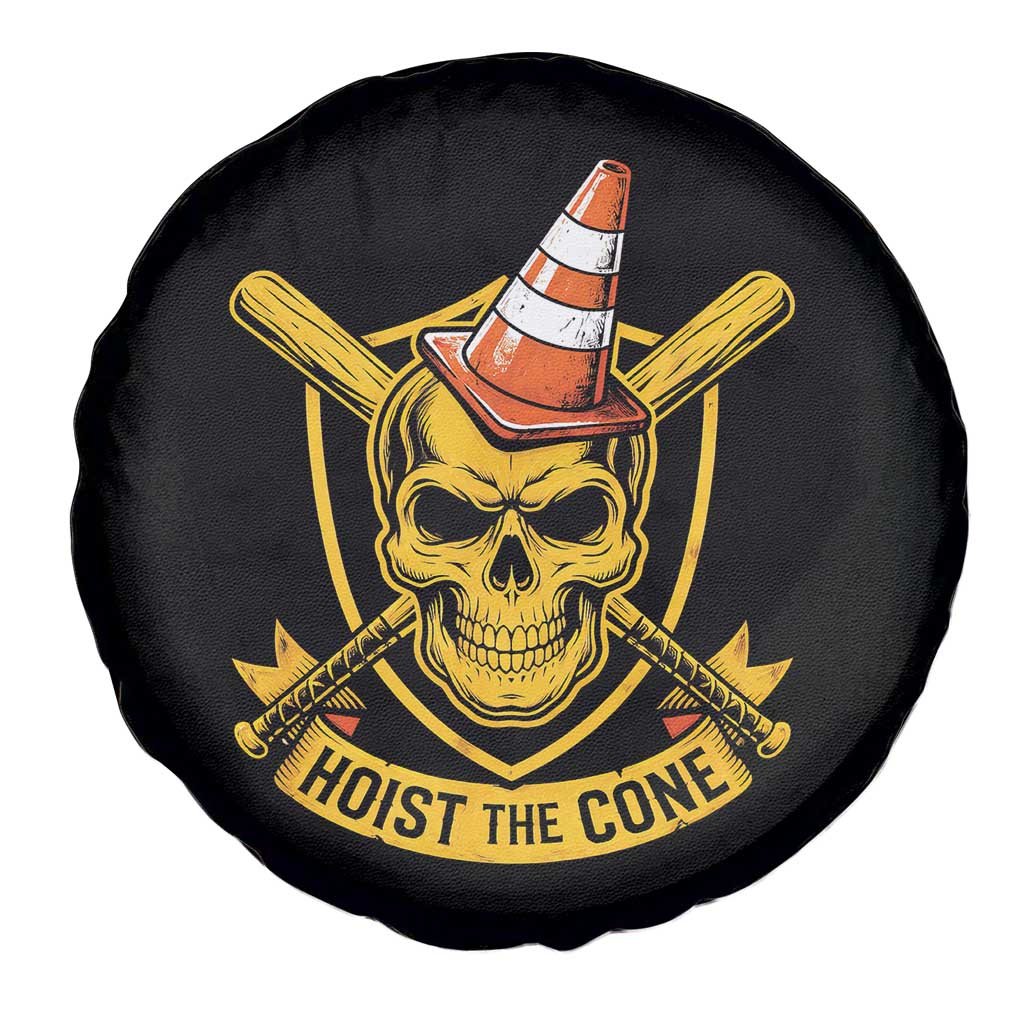 Funny Hoist The Cone Skull Spare Tire Cover IYKYK Meme Gritty Victory Celebration Sports Fan TS02 Print Your Wear