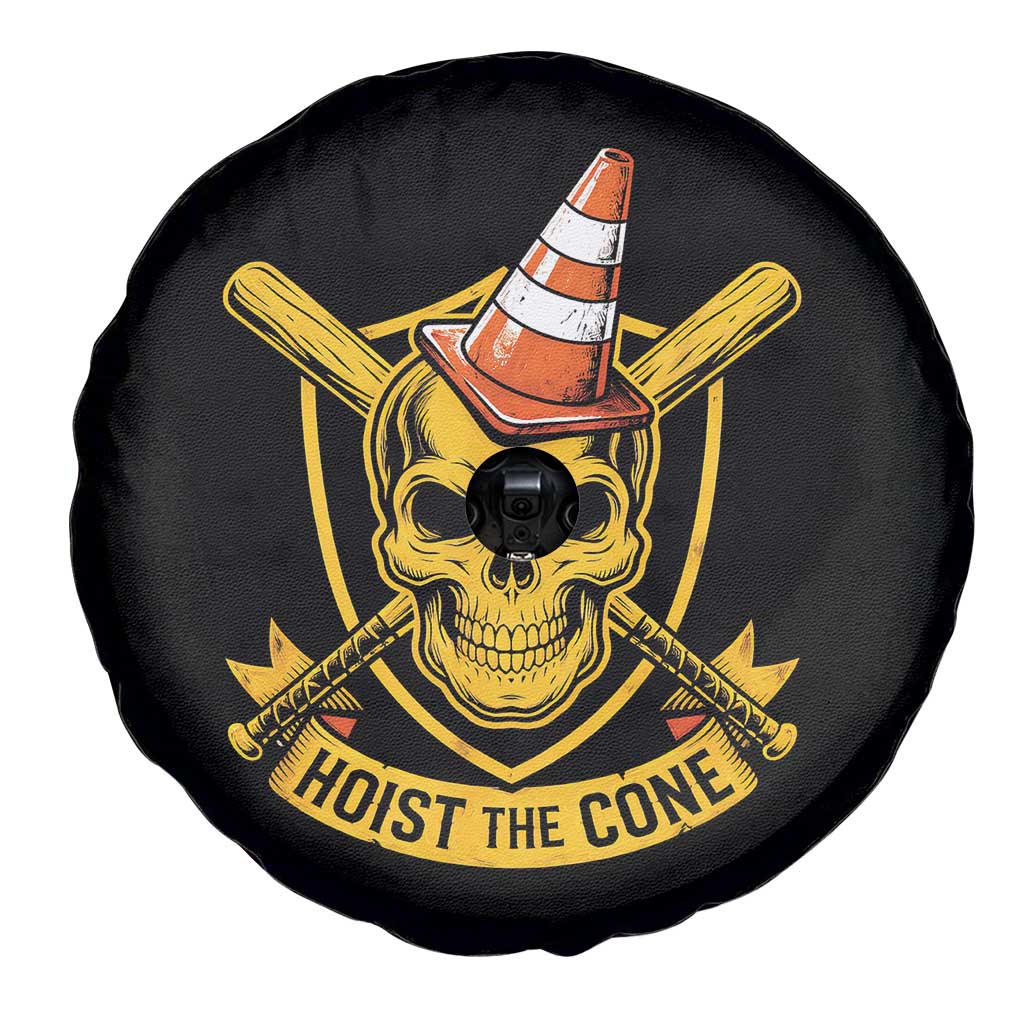 Funny Hoist The Cone Skull Spare Tire Cover IYKYK Meme Gritty Victory Celebration Sports Fan TS02 Print Your Wear