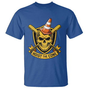 Funny Hoist The Cone Skull T Shirt IYKYK Meme Gritty Victory Celebration Sports Fan TS02 Royal Blue Print Your Wear