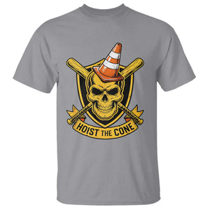 Funny Hoist The Cone Skull T Shirt IYKYK Meme Gritty Victory Celebration Sports Fan TS02 Sport Gray Print Your Wear