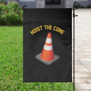 Vintage Hoist The Cone Victory Graphic Garden Flag Funny Baseball Fan Pride Celebration IYKYK Meme TS02 Print Your Wear