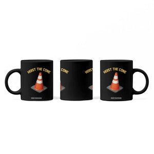 Vintage Hoist The Cone Victory Graphic Coffee Mug Funny Baseball Fan Pride Celebration IYKYK Meme TS02 Print Your Wear