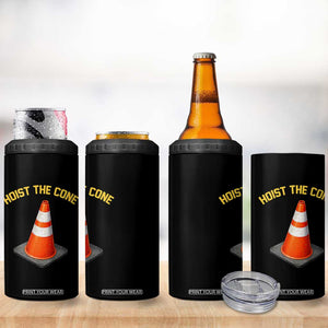 Vintage Hoist The Cone Victory Graphic 4 in 1 Can Cooler Tumbler Funny Baseball Fan Pride Celebration IYKYK Meme TS02 Print Your Wear
