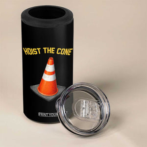 Vintage Hoist The Cone Victory Graphic 4 in 1 Can Cooler Tumbler Funny Baseball Fan Pride Celebration IYKYK Meme TS02 Print Your Wear