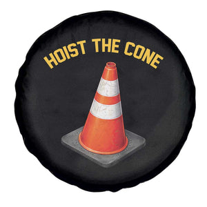 Vintage Hoist The Cone Victory Graphic Spare Tire Cover Funny Baseball Fan Pride Celebration IYKYK Meme TS02 Print Your Wear