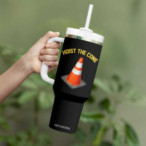 Vintage Hoist The Cone Victory Graphic Tumbler With Handle Funny Baseball Fan Pride Celebration IYKYK Meme TS02 Print Your Wear