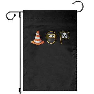 Pittsburgh Victory Icons Rebus Graphic IYKYK Meme Garden Flag Hoist The Cone Welding Mask Jolly Roger Flag TS02 Black Print Your Wear