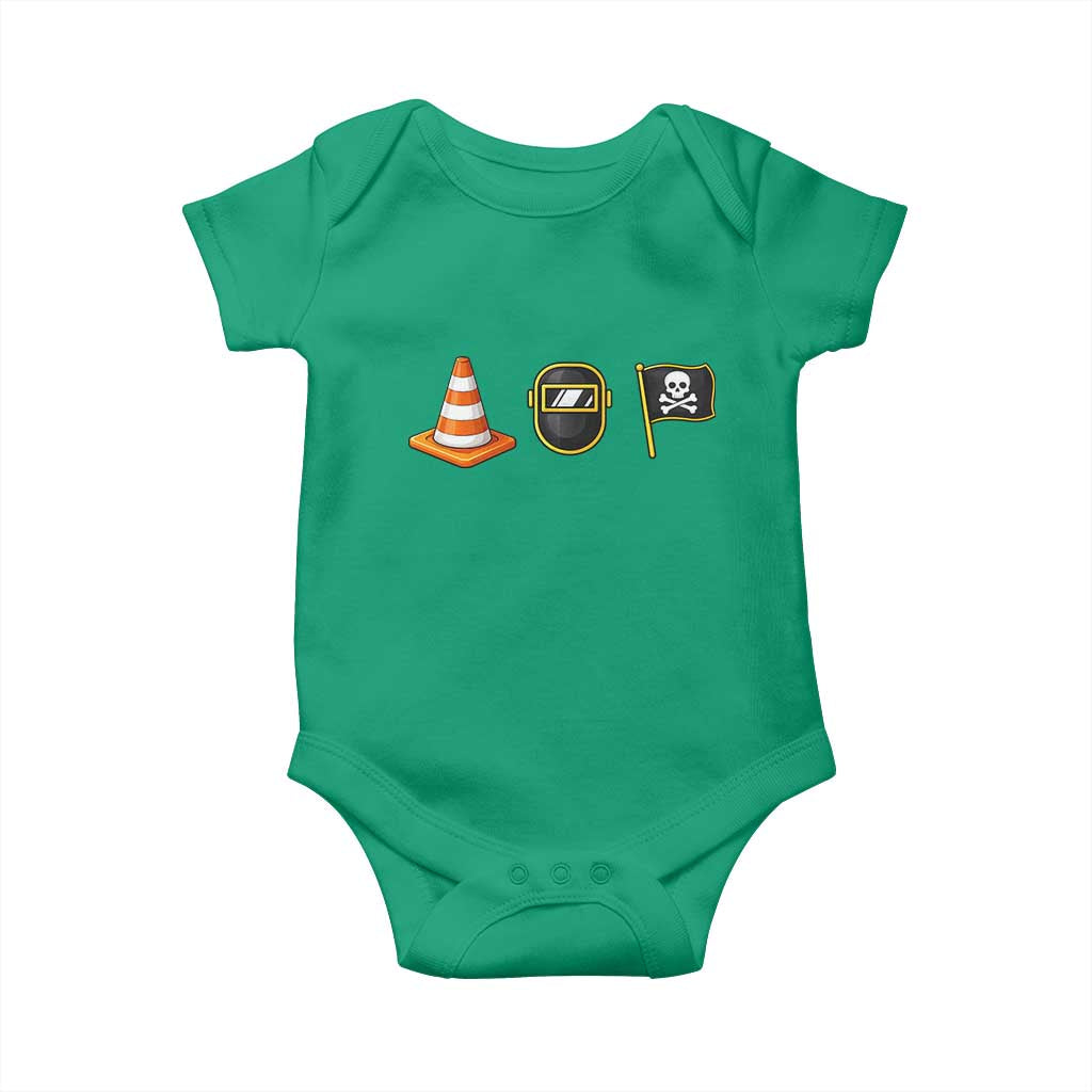 Pittsburgh Victory Icons Rebus Graphic IYKYK Meme Baby Onesie Hoist The Cone Welding Mask Jolly Roger Flag TS02 Irish Green Print Your Wear
