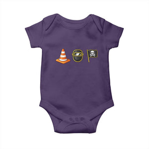 Pittsburgh Victory Icons Rebus Graphic IYKYK Meme Baby Onesie Hoist The Cone Welding Mask Jolly Roger Flag TS02 Purple Print Your Wear