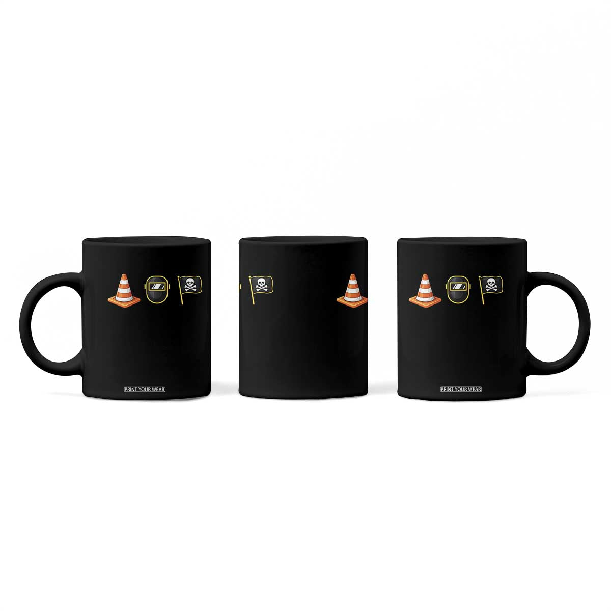 Pittsburgh Victory Icons Rebus Graphic IYKYK Meme Coffee Mug Hoist The Cone Welding Mask Jolly Roger Flag TS02 Print Your Wear