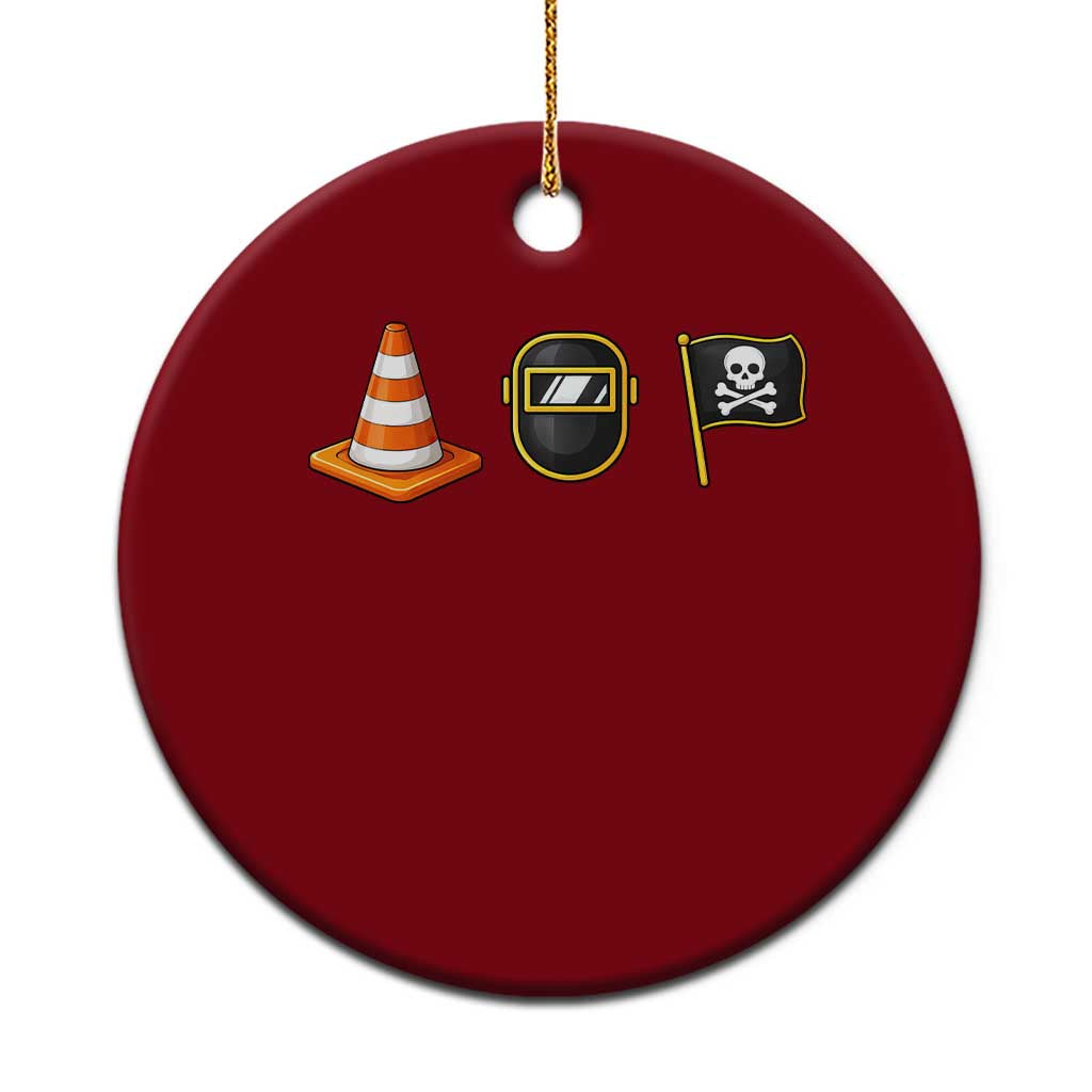 Pittsburgh Victory Icons Rebus Graphic IYKYK Meme Ceramic Ornament Hoist The Cone Welding Mask Jolly Roger Flag TS02 1pc Red Print Your Wear