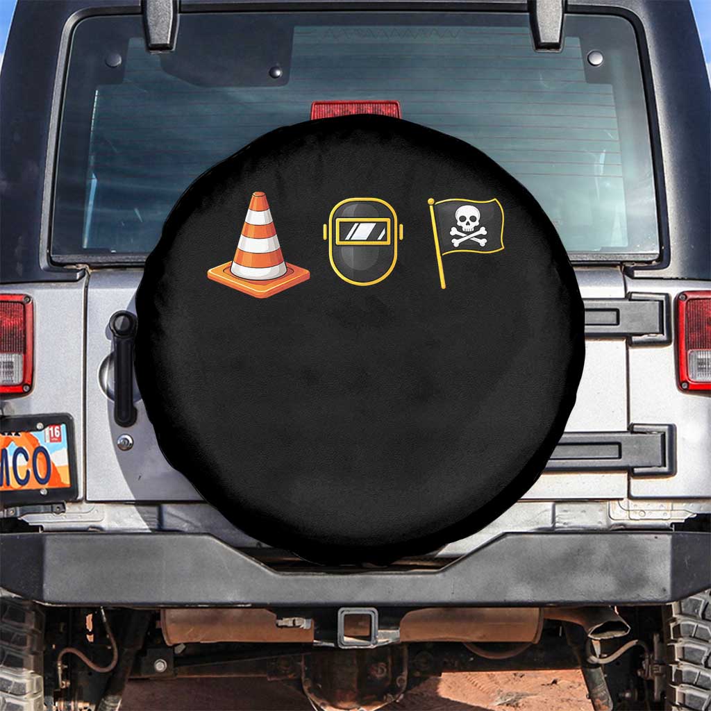 Pittsburgh Victory Icons Rebus Graphic IYKYK Meme Spare Tire Cover Hoist The Cone Welding Mask Jolly Roger Flag TS02 No hole Black Print Your Wear