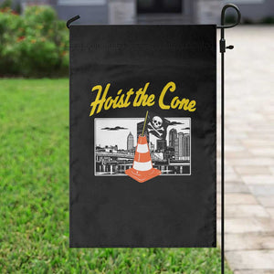 Pittsburgh Skyline Victory Hoist The Cone Meme Garden Flag Funny Sports Fan Celebration TS02 Print Your Wear