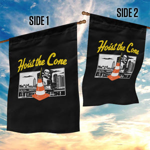 Pittsburgh Skyline Victory Hoist The Cone Meme Garden Flag Funny Sports Fan Celebration TS02 Print Your Wear