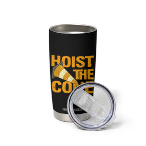 Vintage Hoist The Cone Distressed Graphic Tumbler Cup Funny Sports Meme Baseball Fan Victory Celebration TS02 Print Your Wear