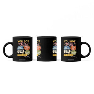 Retro Test Day Motivation You Got This Coffee Mug Rock The Test Believe In You Inspirational Teacher TS02 Print Your Wear