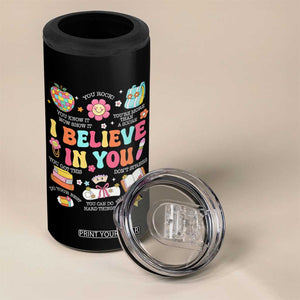 Groovy I Believe In You Testing Motivation 4 in 1 Can Cooler Tumbler More Than A Score for Teacher Student TS02 Print Your Wear