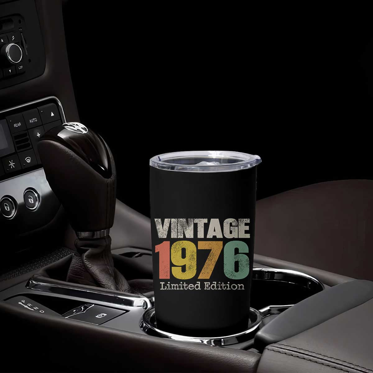 Vintage 1976 Limited Edition Tumbler Cup Distressed Retro Typography 50th Birthday TS02 Print Your Wear