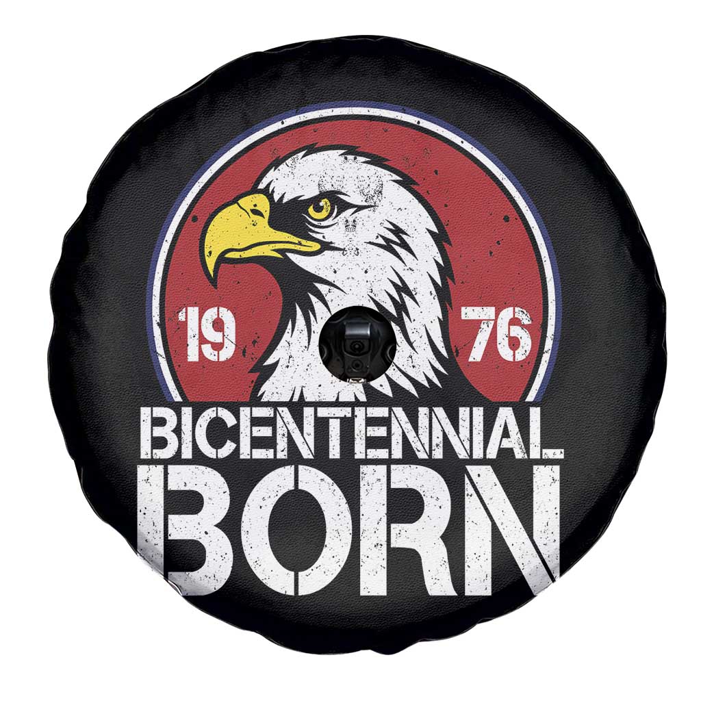 Patriotic Bicentennial Born 1976 Spare Tire Cover American Bald Eagle 50th Birthday