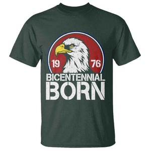 Patriotic Bicentennial Born 1976 T Shirt American Bald Eagle 50th Birthday