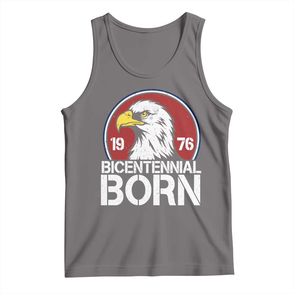 Patriotic Bicentennial Born 1976 Tank Top American Bald Eagle 50th Birthday