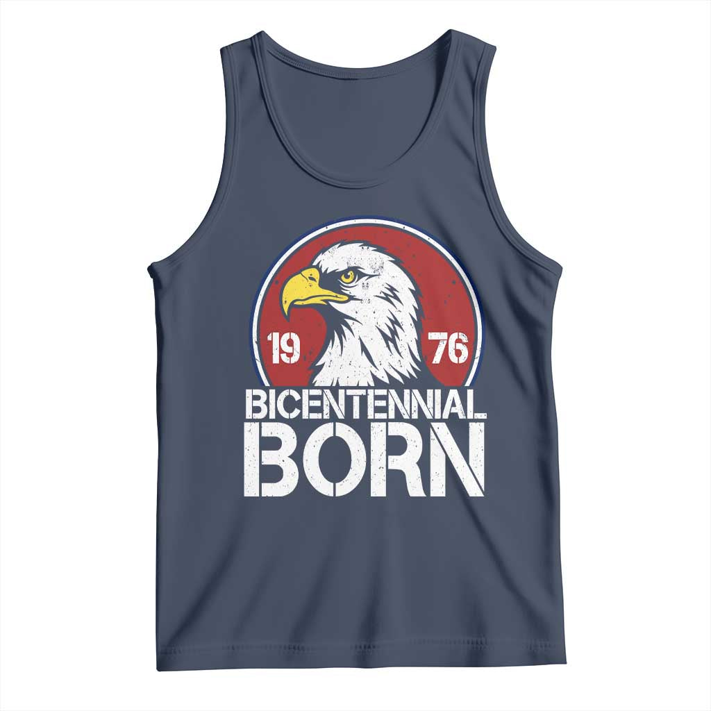 Patriotic Bicentennial Born 1976 Tank Top American Bald Eagle 50th Birthday