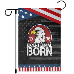 Bicentennial Born 1976 Patriotic Garden Flag American Bald Eagle 50th Birthday