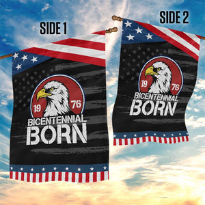 Bicentennial Born 1976 Patriotic Garden Flag American Bald Eagle 50th Birthday