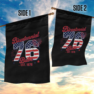 Retro Bicentennial Babe Est 1976 Garden Flag 4th of July 50th Birthday Gift TS02 Print Your Wear