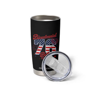 Retro Bicentennial Babe Est 1976 Tumbler Cup 4th of July 50th Birthday Gift TS02 Print Your Wear