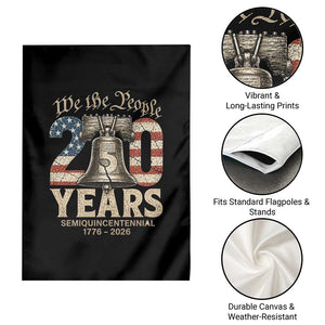 We The People 250 Years Liberty Bell Patriotic Garden Flag American Semi-Quincentennial TS02 Print Your Wear
