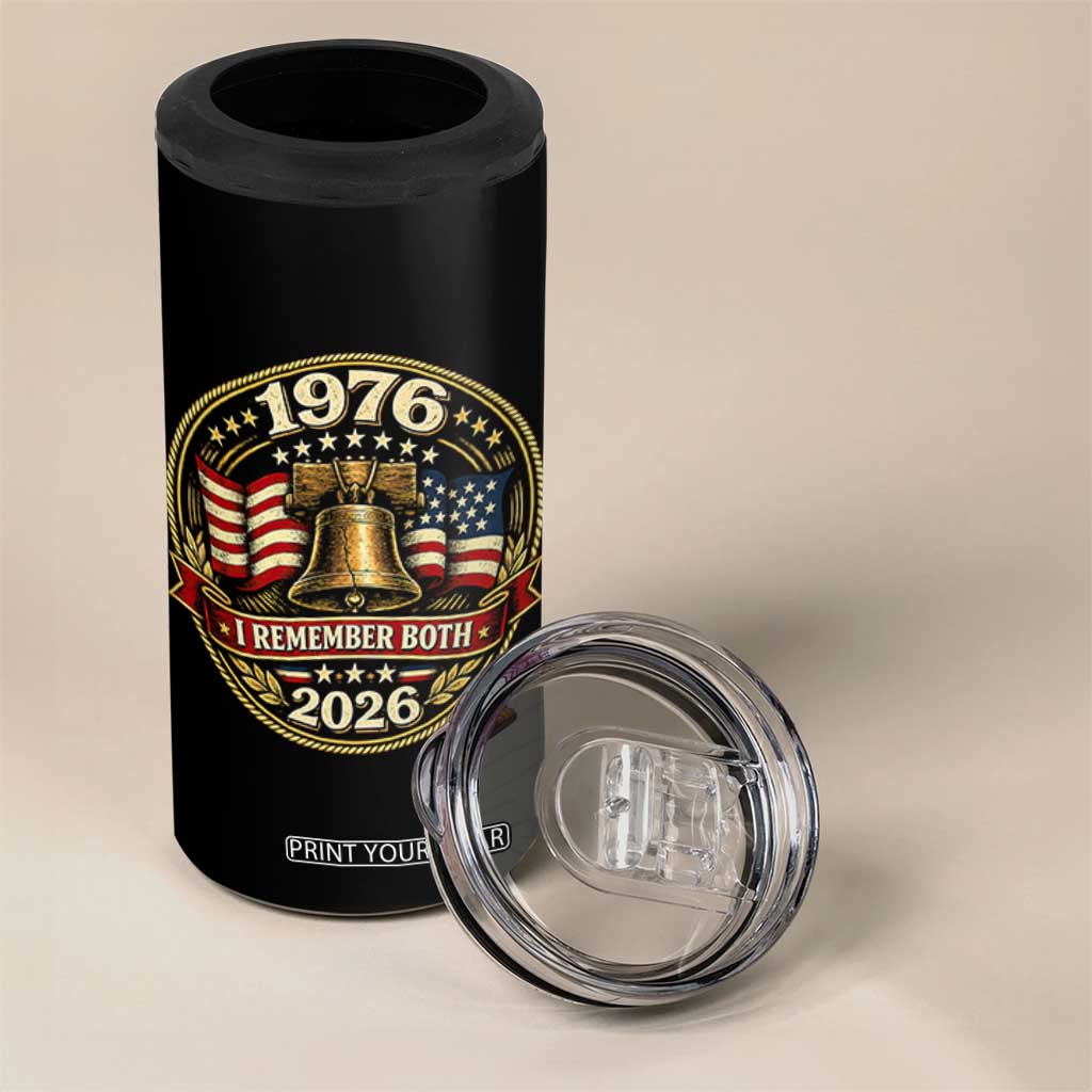Bicentennial Born 1976 Liberty Bell 4 in 1 Can Cooler Tumbler America 250th Anniversary 50th Birthday TS02 Print Your Wear