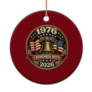 Bicentennial Born 1976 Liberty Bell Ceramic Ornament America 250th Anniversary 50th Birthday TS02 1pc Red Print Your Wear
