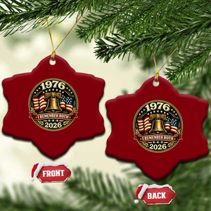 Bicentennial Born 1976 Liberty Bell Ceramic Ornament America 250th Anniversary 50th Birthday TS02 Print Your Wear